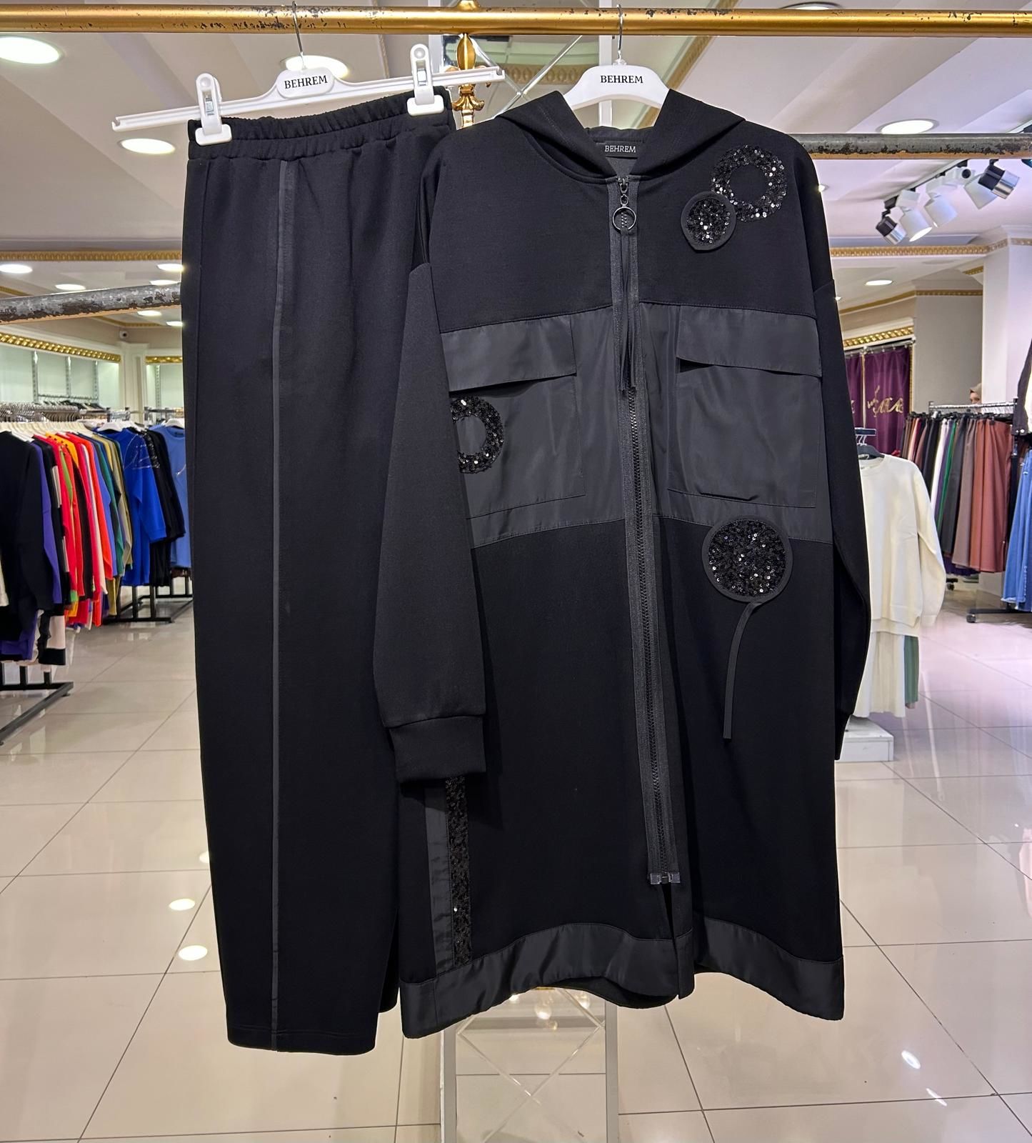 ﻿TUNİĞİ PUL VE CEP DTY. PANTOLONLU TAKIM/BEHREM