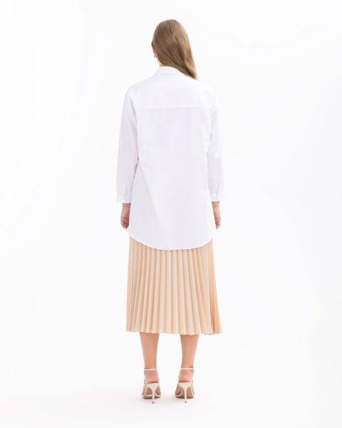 TAŞLI DÜŞÜK KOL GÖMLEK