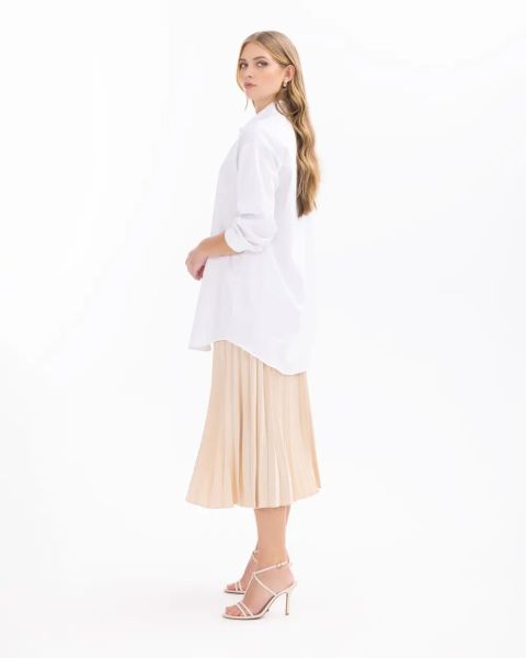 TAŞLI DÜŞÜK KOL GÖMLEK