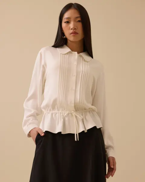 BÜZGÜ DTY. PİLELİ GÖMLEK /SEÇİL