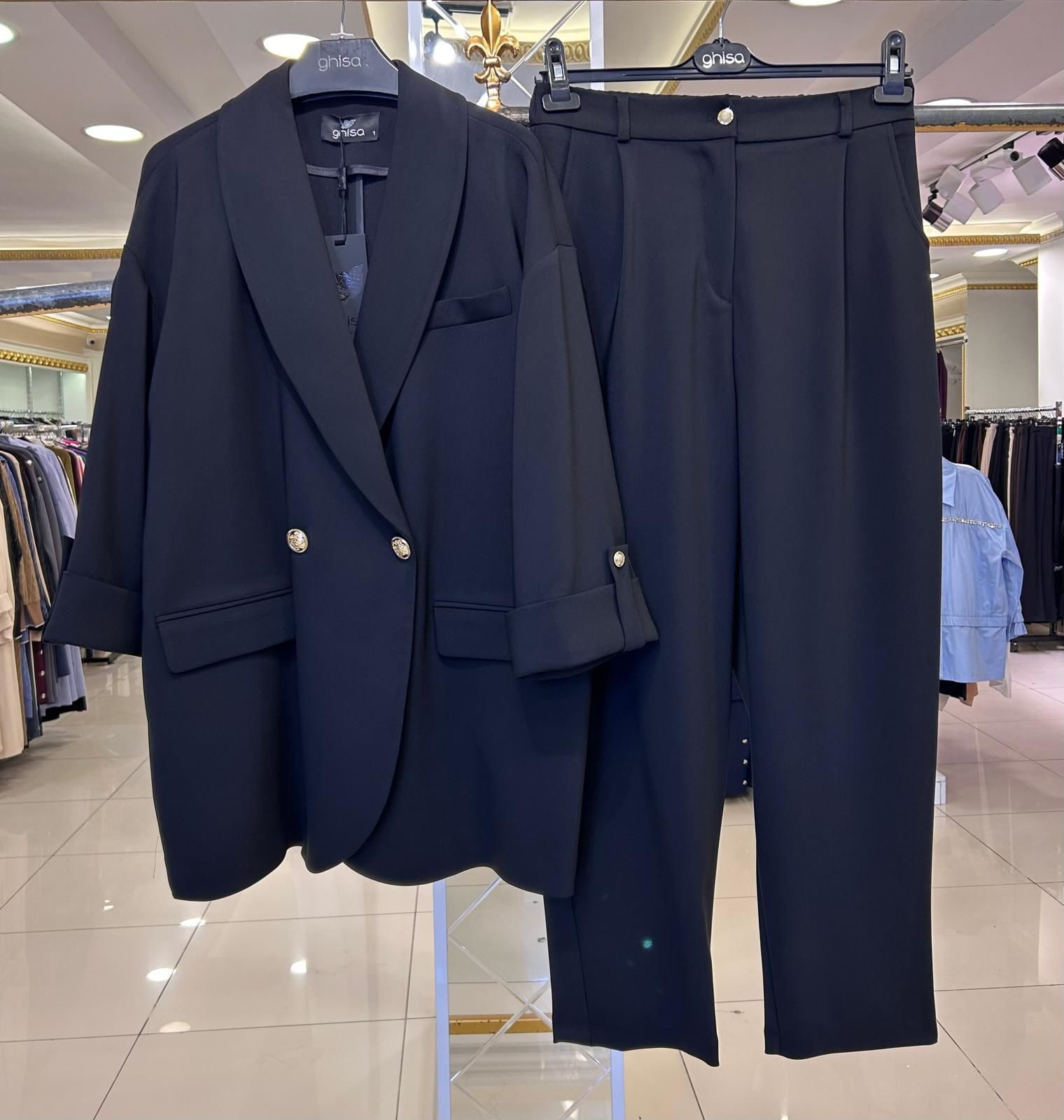 DÜĞME DTY. CEKET PANTOLON TAKIM/GHISA