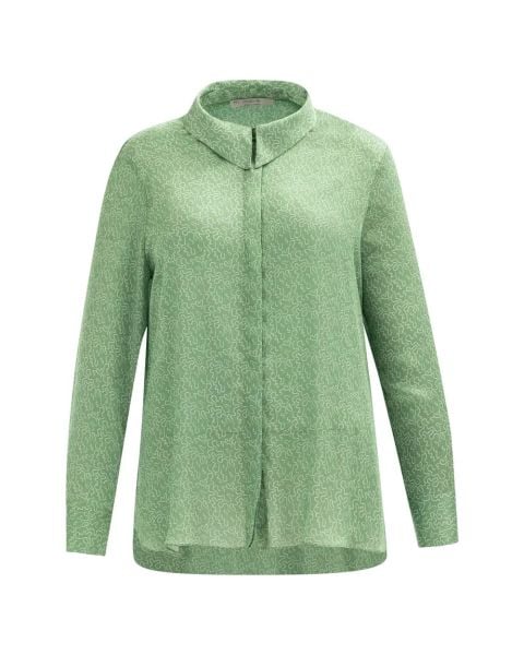 BÜYÜK BEDEN DESENLİ UZUN KOL GÖMLEK