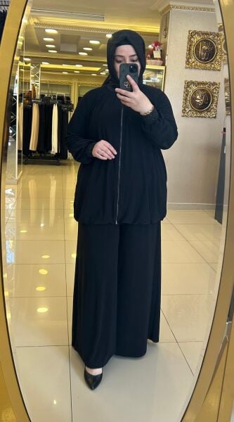 SANDY KUMAŞ CEKET - ETEKPANTOLON TAKIM /NURCAN ÇETİN 26568