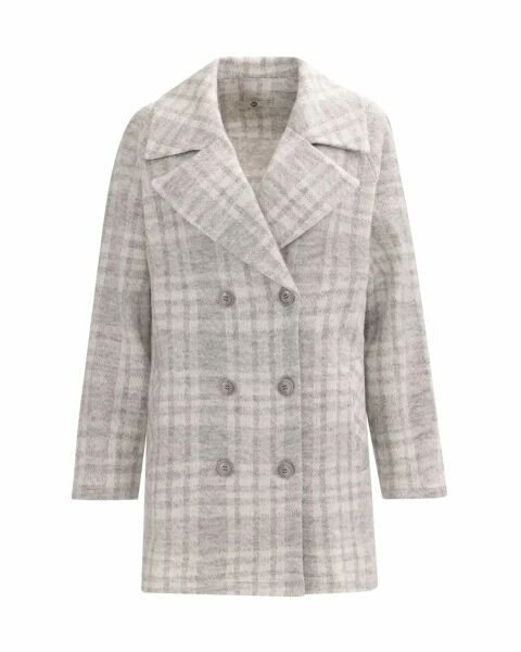 EKOSE DESENLİ KRUVAZE DESENLİ CEKET