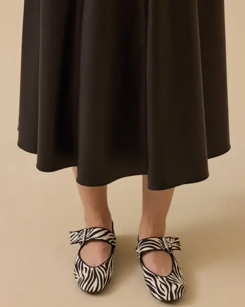 SUNİ DERİ KLOŞ ETEK /SEÇİL