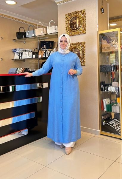 BOMBER YAKA CEBİ İŞLEMELİ HIRKA / TIĞTRİKO