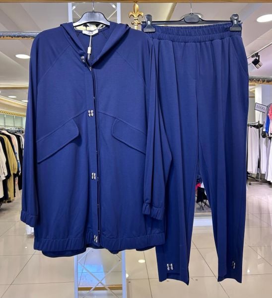 DROP DÜĞME DETAYLI PANTOLONLU TAKIM/ TIĞTRİKO