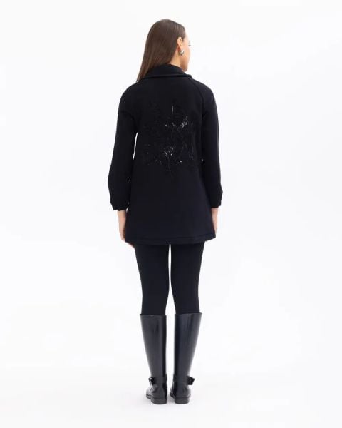 SIRT DETAYLI FERMUARLI KAP