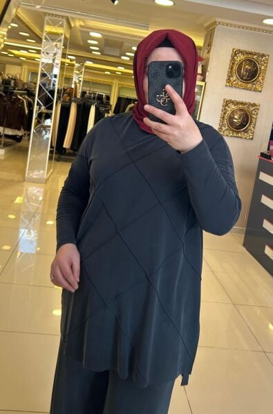 TUNİĞİ NERVÜR DTY. BAMBU KUMAŞ TAKIM /NURCAN ÇETİN 26540