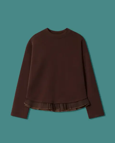 FIRFIR DETAYLI SWEAT VE A KESİM ETEK TAKIM 1009-1018 /SEÇİL