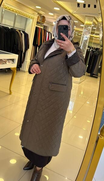 İÇİ KÜRKLÜ FERMUAR VE ÇITÇIT KAPAMA MONT /TRENÇ