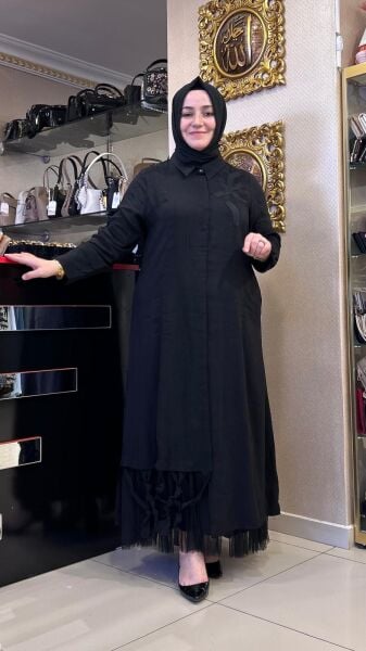 ETEĞİ TÜL DTY. GÖĞSÜ NAKIŞLI ELBİSE/ LISSMORE