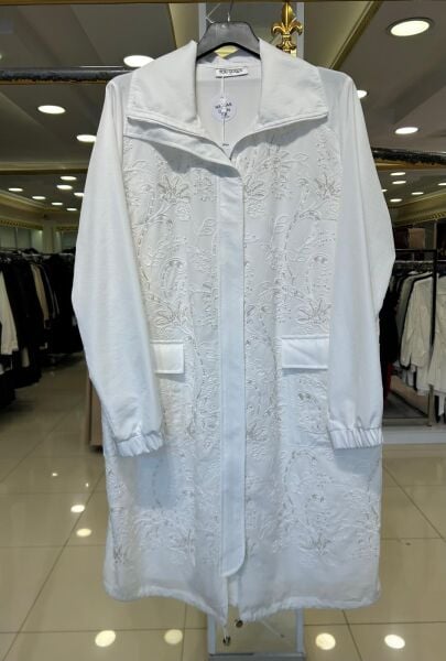 BONCUK İŞLEMELİ CEPLİ TRENÇ-KAP /FUAT GÜRŞEN