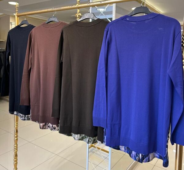 LEOPAR ŞİFON DTY. MERSERİZE TUNİK /TIĞTRİKO 