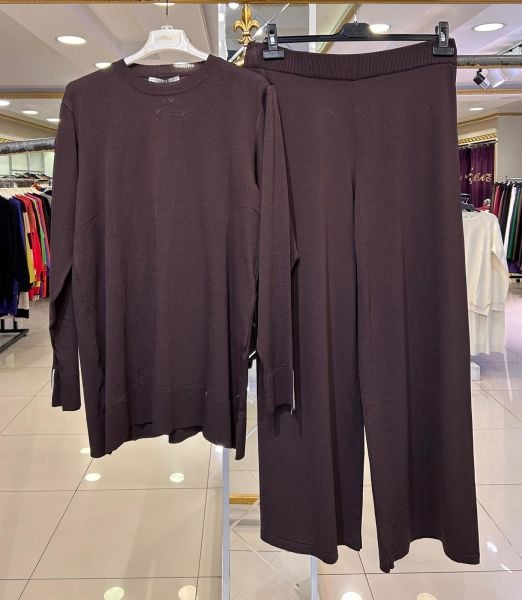 TUNİĞİ ÇİZGİ DTY. MERSERİZE PANTOLONLU TAKIM/SEÇİL