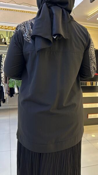 PUL İŞLEMELİ ÇITÇIT KAPAMA CEKET/ FUAT GÜRŞEN 