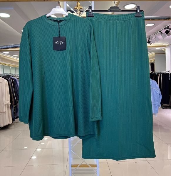 TRİKO KUMAŞ ETEKLİ TAKIM/ NURCAN ÇETİN