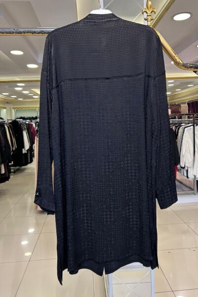 YAKASI BAĞLAMA DTY. KAZAYAĞI DESEN TUNİK /DEFRİNA