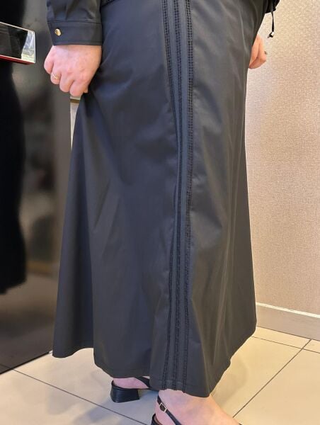 FİLE DTY. PARAŞÜT KUMAŞ ETEK BLUZ TAKIM/ GHISA 