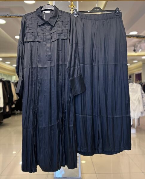 TUNİĞİ PARÇALI VISKOZ KUMAŞ TAKIM/ LISSMORE