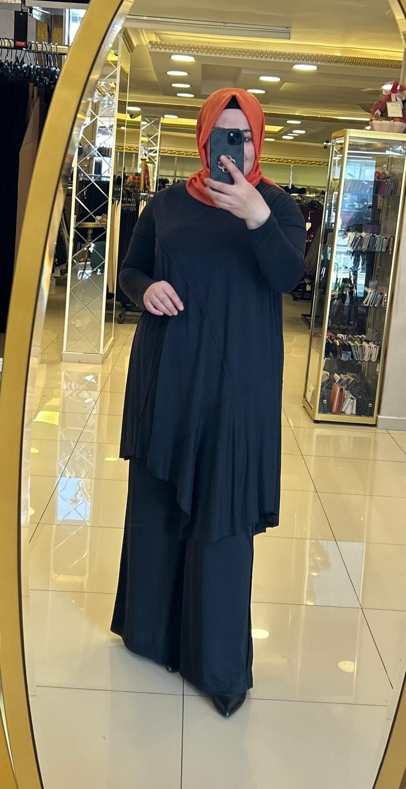 TUNİĞİ ASİMETRİK KESİM PANTOLONLU TAKIM /NURCAN ÇETİN 26525