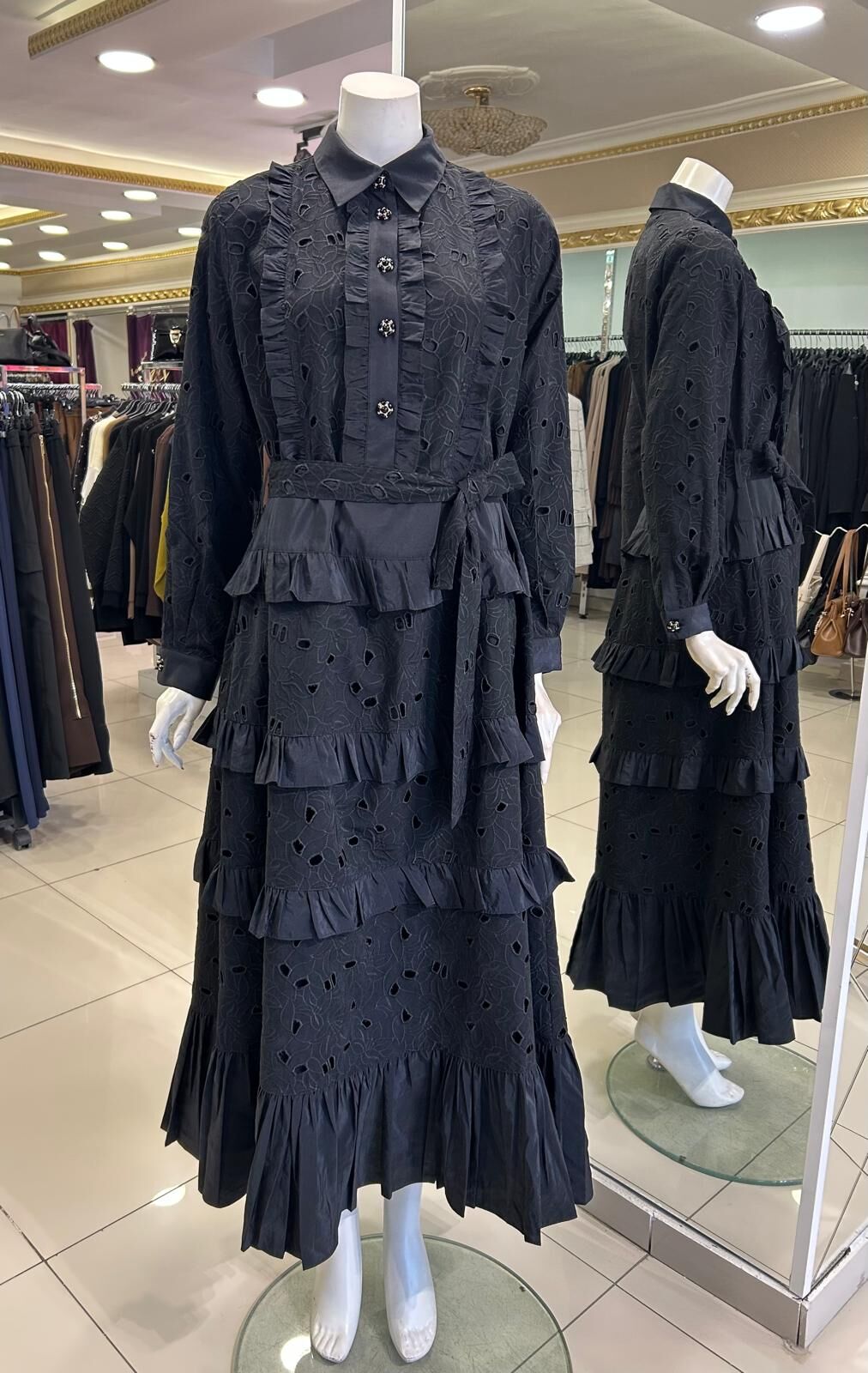 FIRFIR DTY. ASTARLI GÜPÜR ELBİSE /GHISA