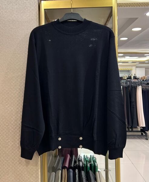 DÜĞME DTY. MERSERİZE KUMAŞ BLUZ /GHISA 4455