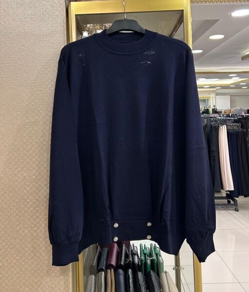 DÜĞME DTY. MERSERİZE KUMAŞ BLUZ /GHISA 4455