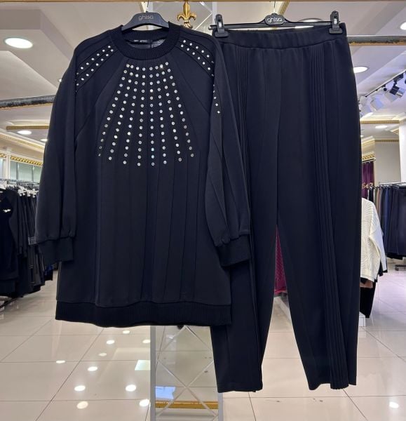 AYNA DTY. MODAL KUMAŞ PANTOLONLU TAKIM/GHISA