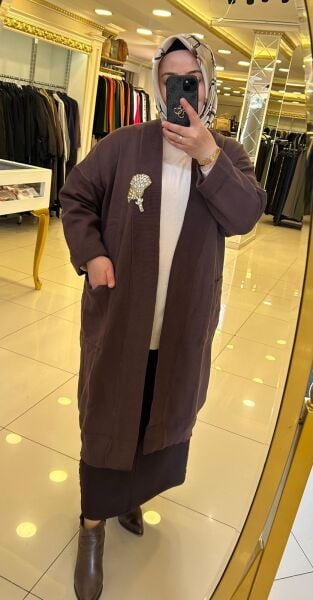 TAŞ İŞLEMELİ YÜNLÜ HIRKA /GHISA