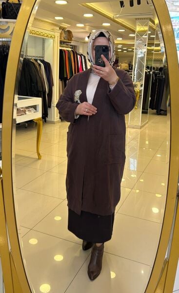 TAŞ İŞLEMELİ YÜNLÜ HIRKA /GHISA