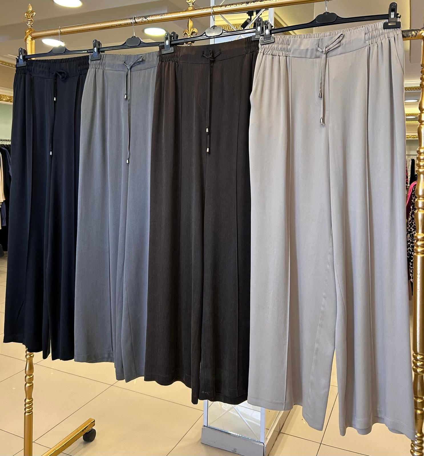 BOL PAÇA İPEK CUPRA PANTOLON/SENTEZ