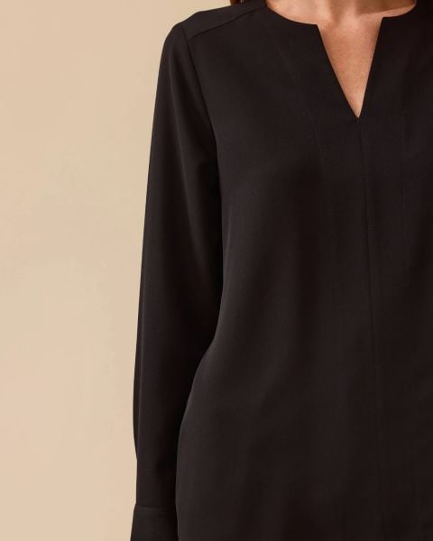 V YAKA GENİŞ KESİM BLUZ /SEÇİL