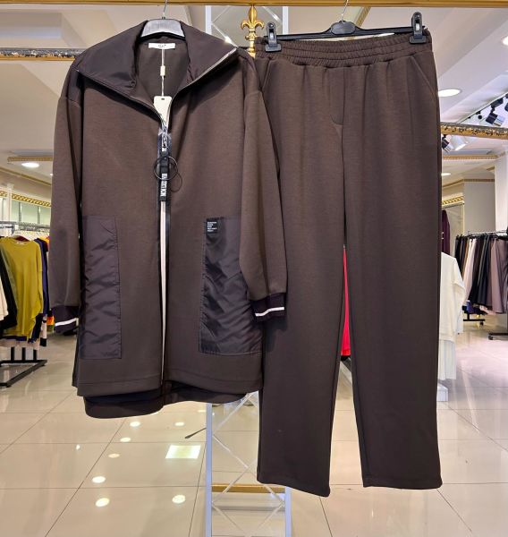 PARAŞÜT KUMAŞ VE BİYE DTY. PANTOLONLU TAKIM/TIĞTRİKO