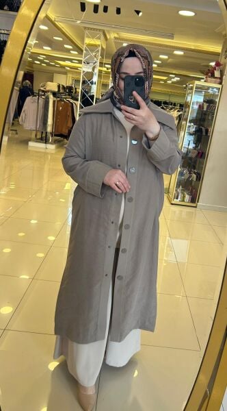 ÇITÇIT VE YAKA DETAYLI KAP / NUSS