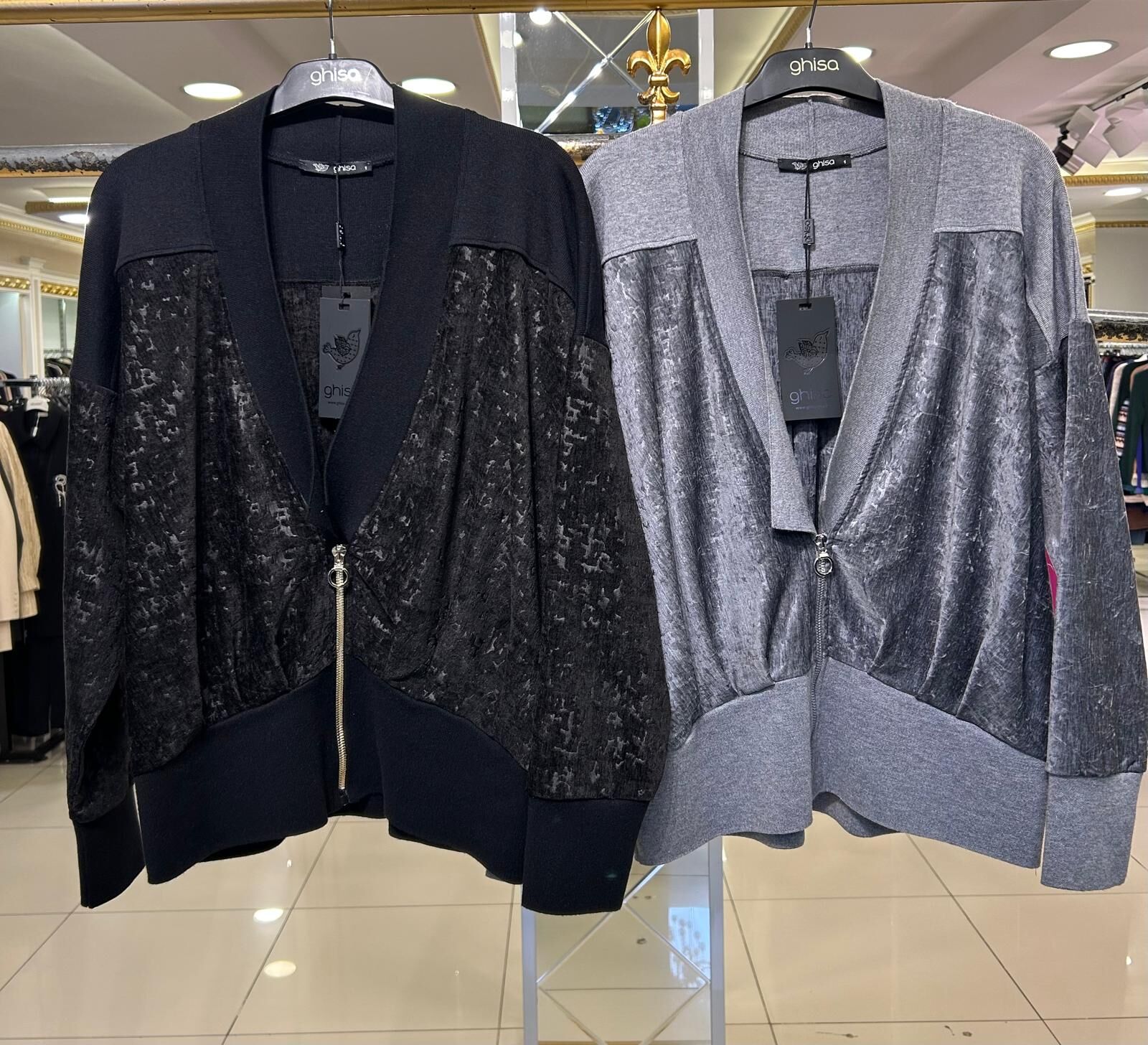 KENDİNDEN DESENLİ KADİFE DTY. YÜN HIRKA /GHISA