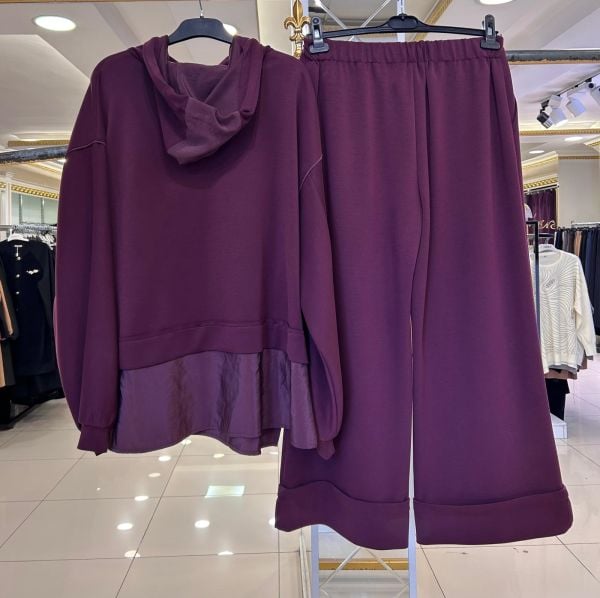 ﻿KAPÜŞONLU PARAŞÜT KUMAŞ DTY. PANTOLONLU TAKIM/GHISA