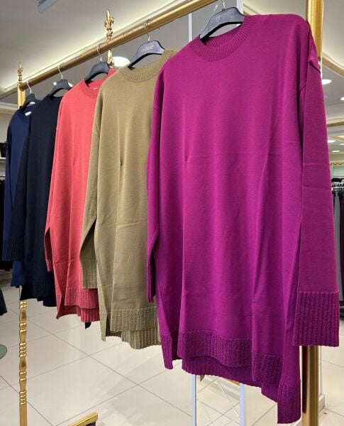 ETEK VE KOL UCU SİM DTY. MERSERİZE TUNİK/TIĞTRİKO