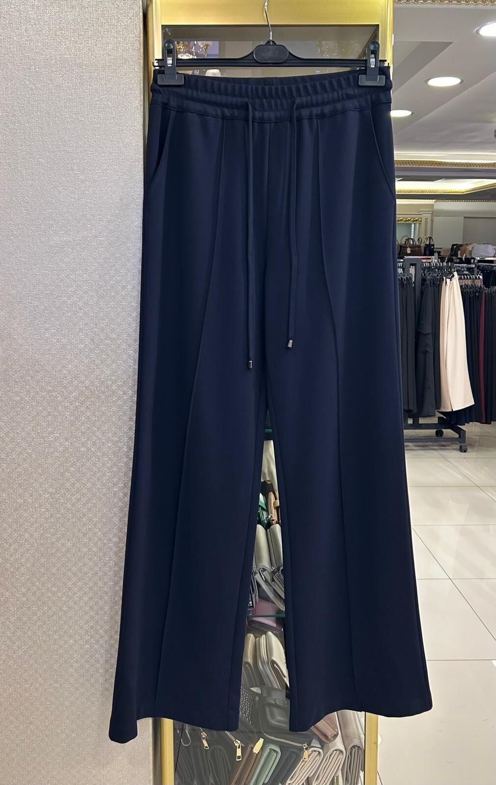 NOVA BELİ LASTİKLİ RAHAT PANTOLON/ SENTEZ 5674