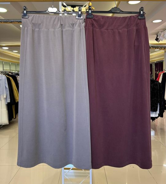 YANI ŞERİTLİ İPEK CUPRA ETEK/SENTEZ