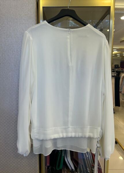 TAŞLI BAĞLAMA DTY. ŞİFON BLUZ/ FUAT GÜRŞEN