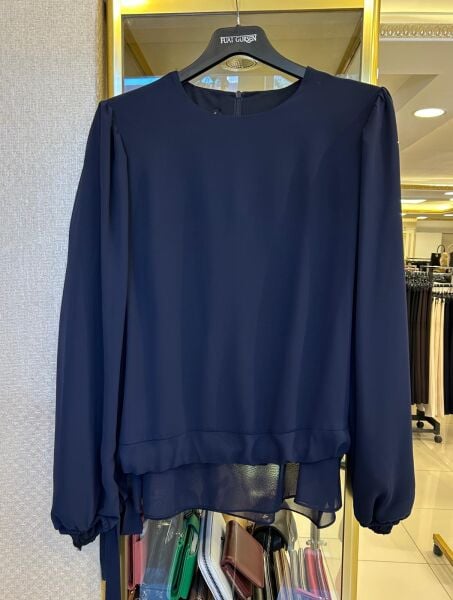 TAŞLI BAĞLAMA DTY. ŞİFON BLUZ/ FUAT GÜRŞEN