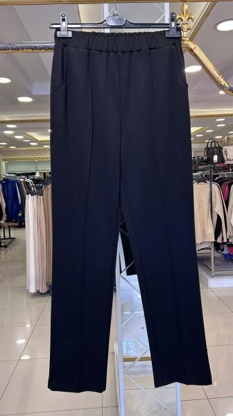 ELİSSE BÜYÜK BEDEN NERVÜRLÜ PANTOLON/ SENTEZ 