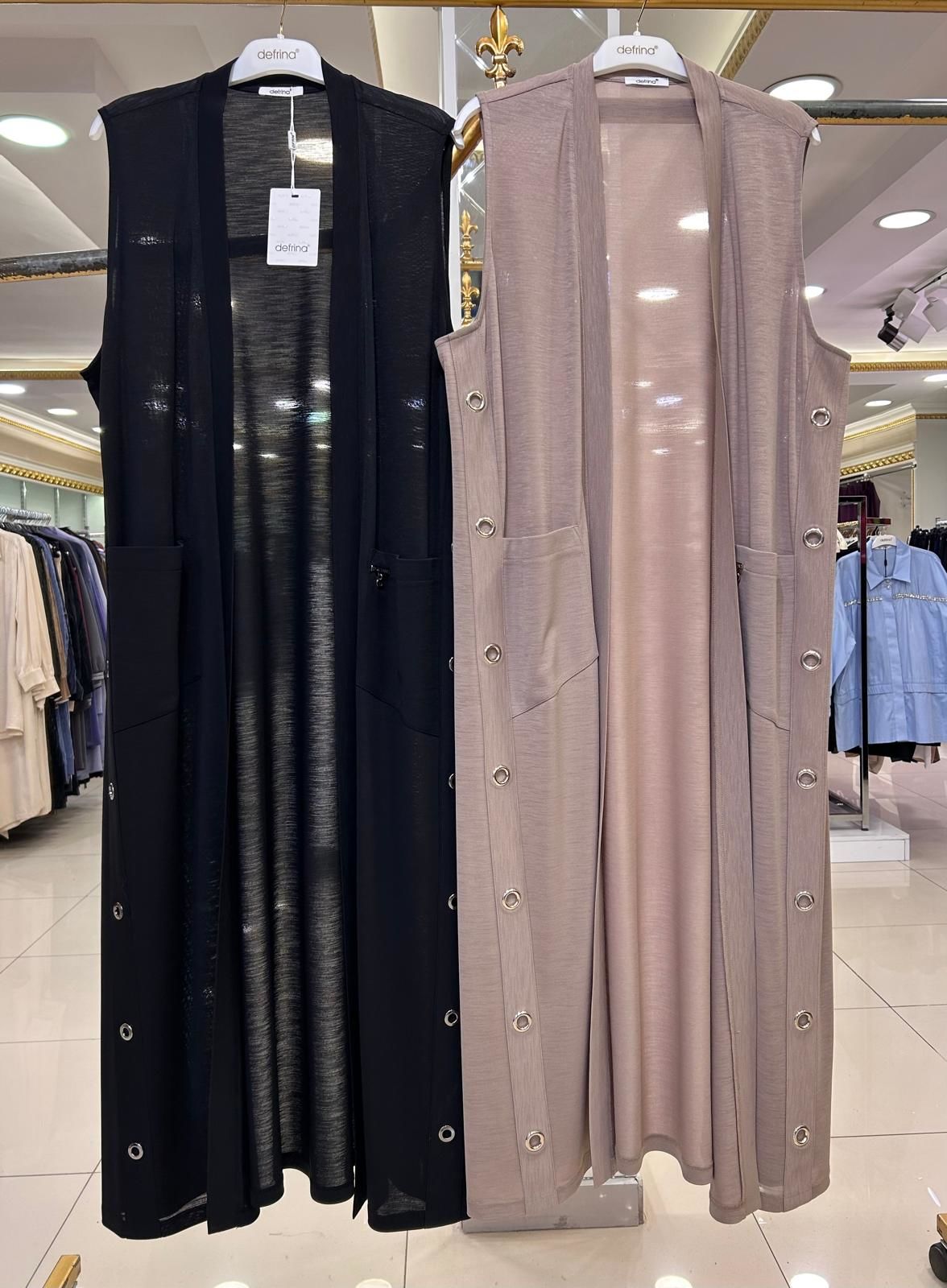 KUŞGÖZÜ DTY. CEPLİ YELEK/DEFRİNA