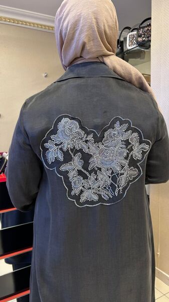 SIRTI İŞLEME DTY. İPEK CUPRA GÖMLEK-KAP / FUAT GÜRŞEN