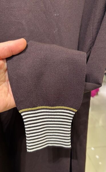 TUNİK VE KOL UCU ÇİZGİLİ MERSERİZE TAKIM /NURCAN ÇETİN