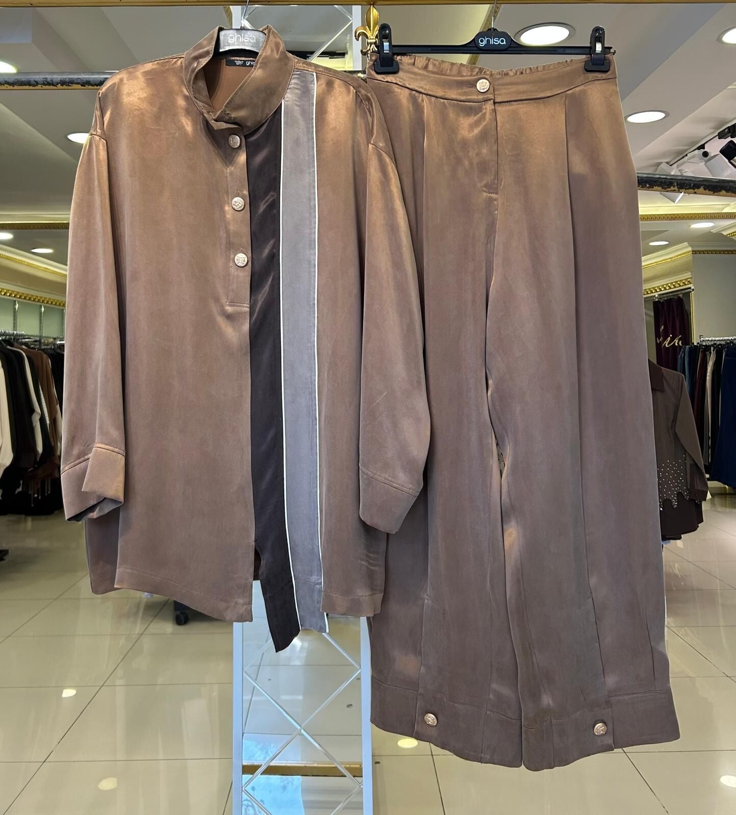 TUNİĞİ ŞERİT DTY. ASETAT KUMAŞ TAKIM/ GHISA 9412