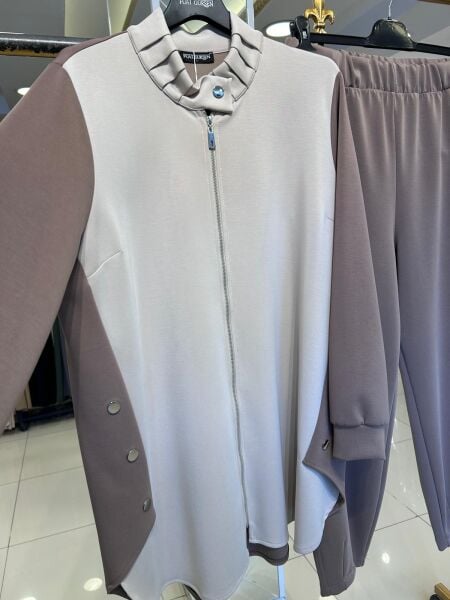 ÇİFT RENKLİ FERMUARLI MODAL KAP/ FUAT GÜRŞEN 