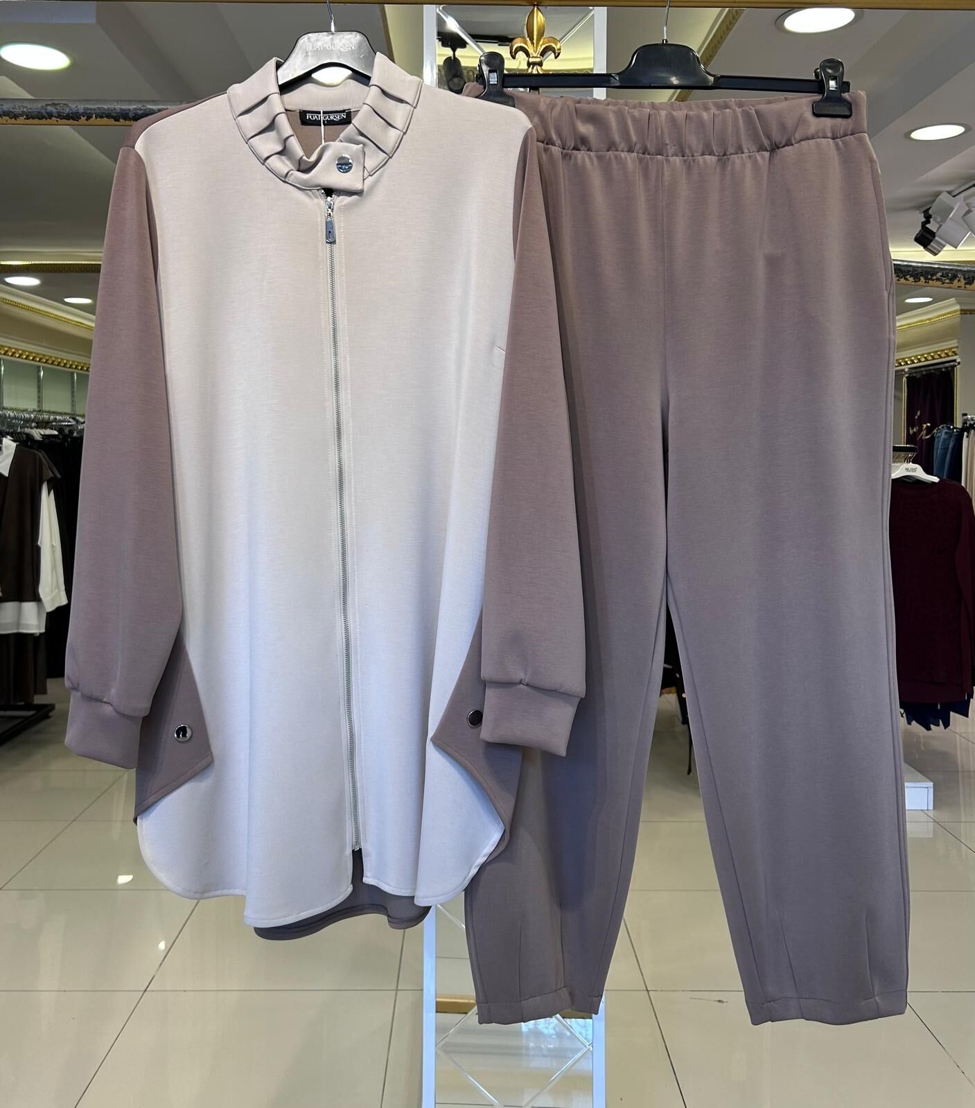 ÇİFT RENKLİ FERMUARLI MODAL KAP/ FUAT GÜRŞEN 