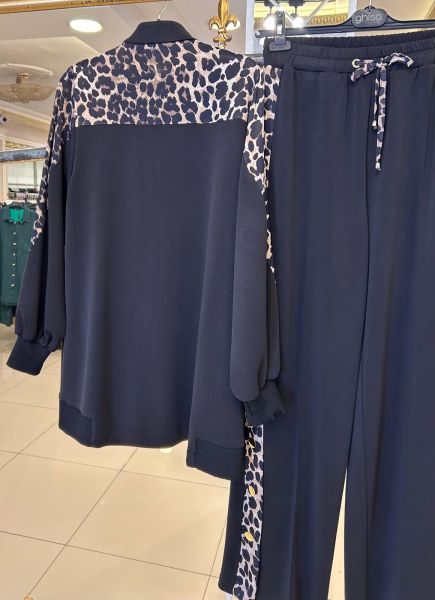 ﻿LEOPAR DESENLİ CEKET PANTOLON TAKIM/GHISA